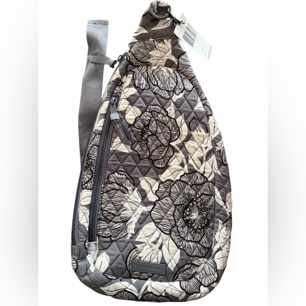 Vera Bradley Essential Compact Floral Sling Backpack in lMoon Shadow Meadow" NWT